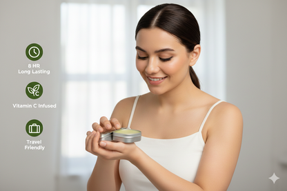 🌿 VELLOCCHI Solid Perfume – Green Fresh (Alcohol Free)