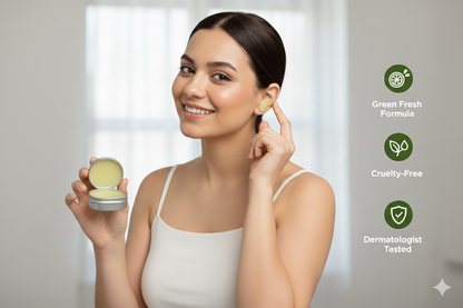🌿 VELLOCCHI Solid Perfume – Green Fresh (Alcohol Free)